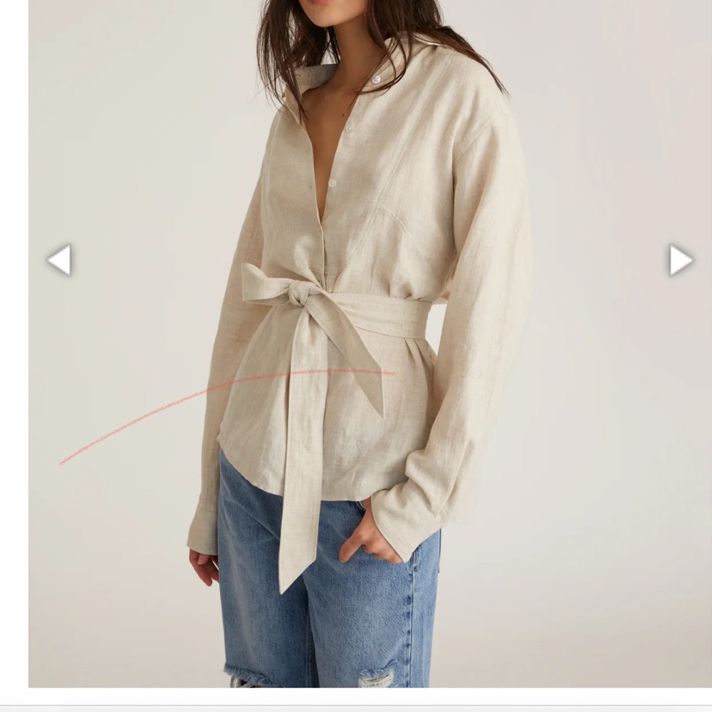 Linen top - Picture 3 of 4